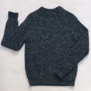 gray j. crew wool sweater